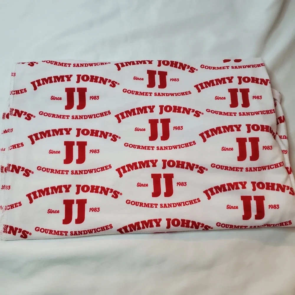 Jimmy Johns Baby Recieving Blanket Blush And‎ Blue